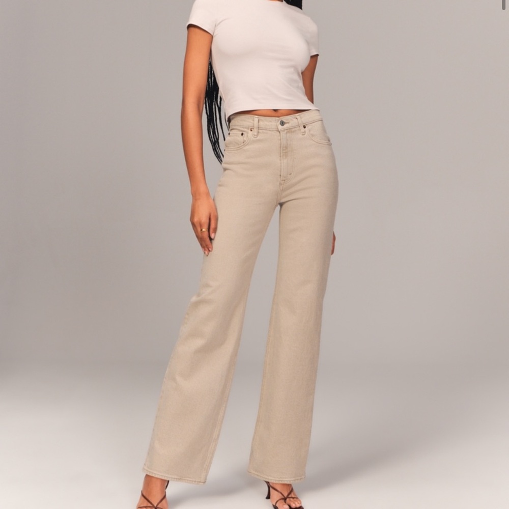 Women's Tan Jeans